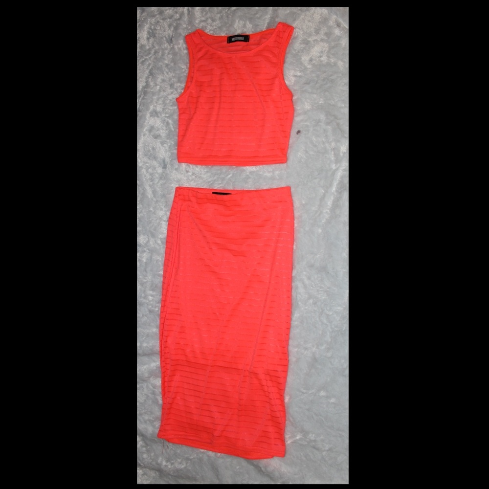 Misguided Two piece Skirt and Top Set